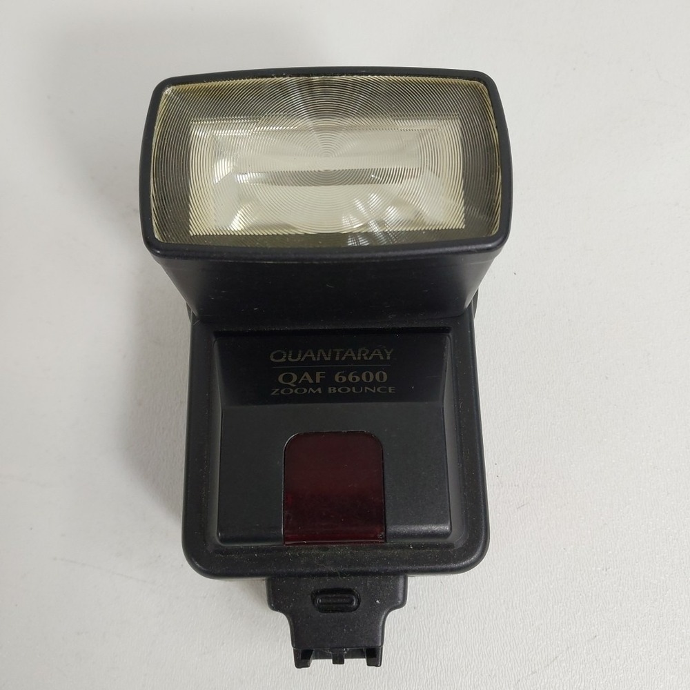 Quantaray QAF 6600 Shoe Mount Flash Nikon 53-166-0850 Qaf 6600 Zoom Bounce Works